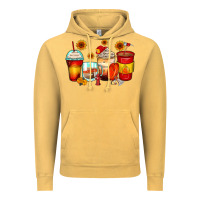 Vintage Mustard firefighter coffee cups Vintage Hoodie - Zillion Design Studio