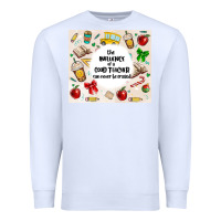 White the influence of a good teacher can never be erase Premium Sweatshirt - MaliasSmallBusiness