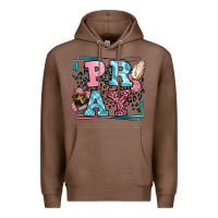 Chestnut Pray leopard frame Premium Hoodie - LillyAllenDesigns