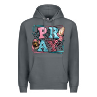 Rock Pray leopard frame Premium Hoodie - LillyAllenDesigns