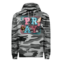 Slate Camo Pray leopard frame Premium Hoodie - LillyAllenDesigns