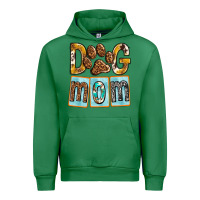 Emerald Dog Mom with Paw Urban Hoodie - texasbilliewilder