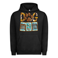 Pigment Black Dog Mom with Paw Urban Hoodie - texasbilliewilder