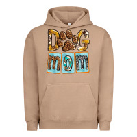 Pigment Burro Dog Mom with Paw Urban Hoodie - texasbilliewilder