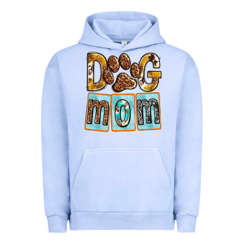 Dog Mom With Paw Urban Hoodie by texasbilliewilder | Teevron