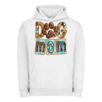 Pigment Lunar Rock Dog Mom with Paw Urban Hoodie - texasbilliewilder