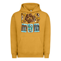 Pigment Peanut Butter Dog Mom with Paw Urban Hoodie - texasbilliewilder