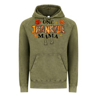Vintage Olive one thankful mama Vintage Hoodie - texasbilliewilder