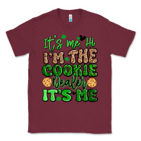 Burgundy it's me hi i'm the cookie dealer it's me girl scou Classic Tee - Artiststas