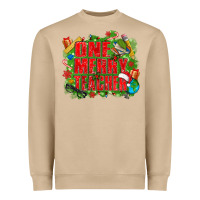 Mushroom one merry teacher Heavyweight Sweatshirt - texasbilliewilder