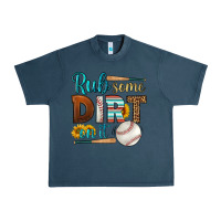 Midnight Navy rub some dirt on it baseball Urban Heavy Tee - HRA Design Shop