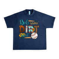 Navy rub some dirt on it baseball Urban Heavy Tee - HRA Design Shop