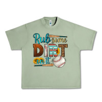 Oil Green rub some dirt on it baseball Urban Heavy Tee - HRA Design Shop