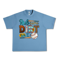 Pebble Blue rub some dirt on it baseball Urban Heavy Tee - HRA Design Shop