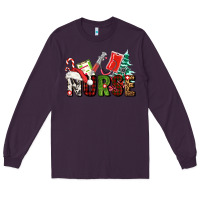 Plum Christmas nurse Long Sleeve Tee - AdoDesignShop