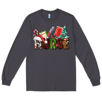 Smoke Christmas nurse Long Sleeve Tee - AdoDesignShop