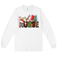 White Christmas nurse Long Sleeve Tee - AdoDesignShop
