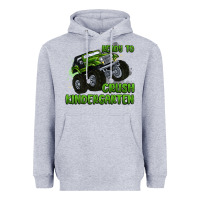 Heather Grey ready to crush kindergarten Heavyweight Hoodie - MaliasSmallBusiness