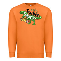 Carrot teacher saurus Premium Sweatshirt - MaliasSmallBusiness