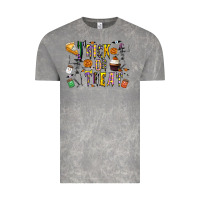Cloud Rock trick or treat Vintage Tee - CowhideDigitalArt