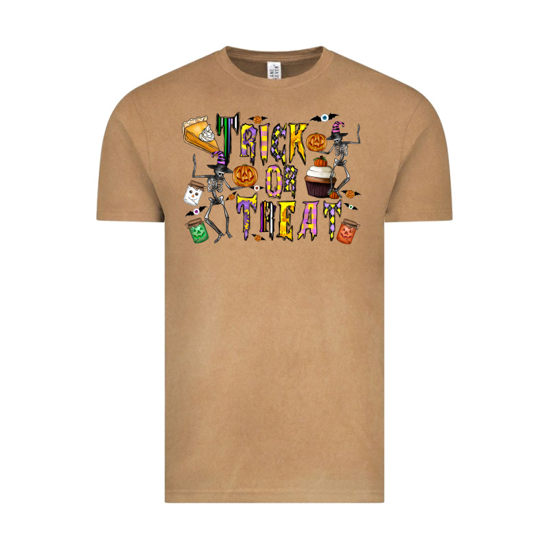 Trick Or Treat Vintage Tee by CowhideDigitalArt | Teevron