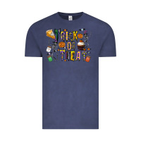 Vintage Denim trick or treat Vintage Tee - CowhideDigitalArt