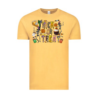 Vintage Mustard trick or treat Vintage Tee - CowhideDigitalArt