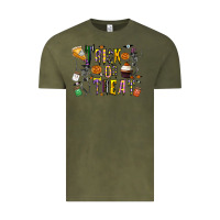 Vintage Olive trick or treat Vintage Tee - CowhideDigitalArt