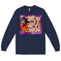 Navy in a world full of princesses be a witch tumbler Long Sleeve Tee - BundleAndBundleShop