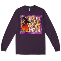 Plum in a world full of princesses be a witch tumbler Long Sleeve Tee - BundleAndBundleShop