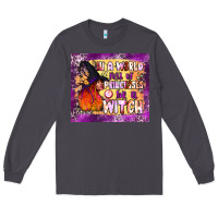 Smoke in a world full of princesses be a witch tumbler Long Sleeve Tee - BundleAndBundleShop