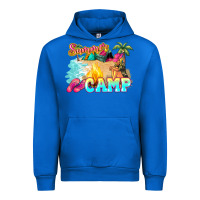 Cobalt summer camp Urban Hoodie - NancyCooperArtShop