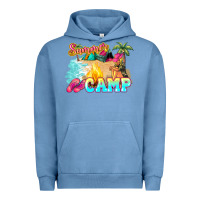 Pigment Pebble Blue summer camp Urban Hoodie - NancyCooperArtShop