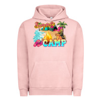 Pigment Salmon summer camp Urban Hoodie - NancyCooperArtShop