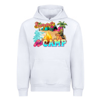 White summer camp Urban Hoodie - NancyCooperArtShop