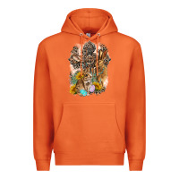 Carrot Western Rabbit with Crosses Premium Hoodie - LillyAllenDesigns