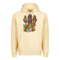 Pina Colada Western Rabbit with Crosses Premium Hoodie - LillyAllenDesigns