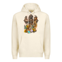 Tofu Western Rabbit with Crosses Premium Hoodie - LillyAllenDesigns