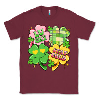Burgundy lucky stay gold Classic Tee - Artiststas