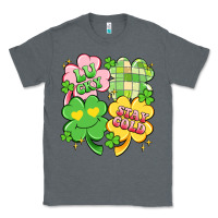 Charcoal Heather lucky stay gold Classic Tee - Artiststas