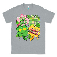 Heather Grey lucky stay gold Classic Tee - Artiststas