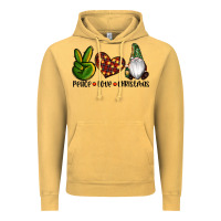 Peace Love Gnomes Christmas Vintage Hoodie | Teevron