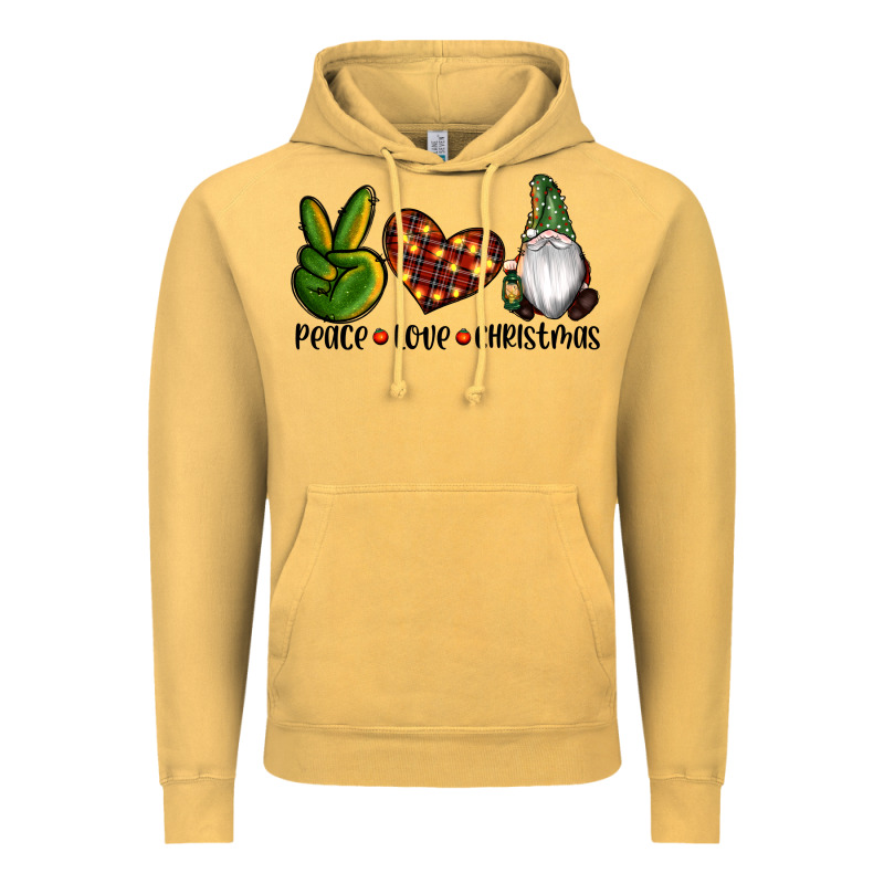 Peace Love Gnomes Christmas Vintage Hoodie by RanaPortraitStore | Teevron