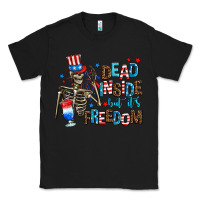 Black dead inside but its freedom Classic Tee - AdoDesignShop