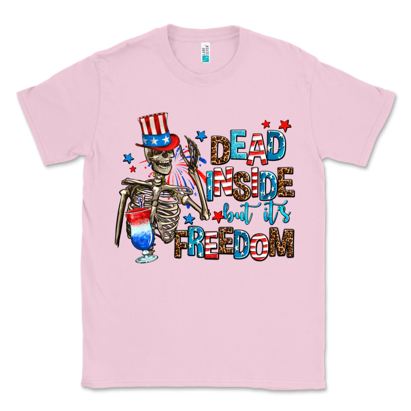 Dead Inside But Its Freedom Classic Tee by AdoDesignShop | Teevron