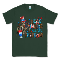 Sports Green dead inside but its freedom Classic Tee - AdoDesignShop