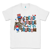 White dead inside but its freedom Classic Tee - AdoDesignShop