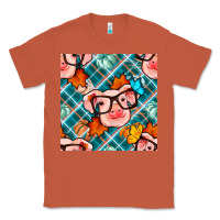 Copper fall pig seamless pattern Classic Tee - BundleAndBundleShop