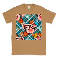Toasted Coconut fall pig seamless pattern Classic Tee - BundleAndBundleShop