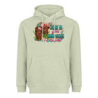 Matcha just a girl who loves cows Heavyweight Hoodie - MaliasSmallBusiness